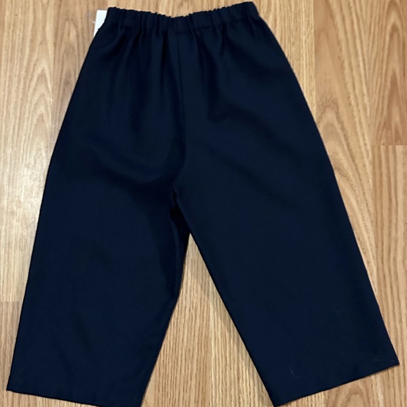 Little Ones Elastic Waist Navy Blue Dress Pants - Size 18mo-24mo - New w/ Tags - Picture 4 of 6